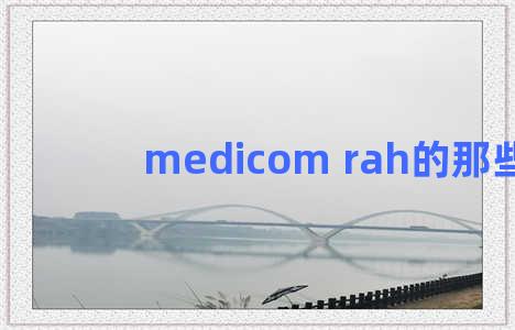 medicom rah的那些事